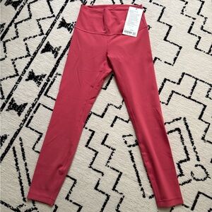 Lululemon Fast & Free High-Rise Tights NWT Desert Rose Size 6